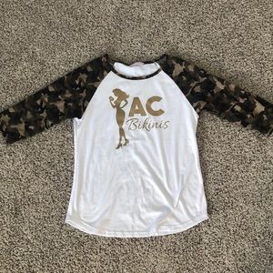 Angel Competition Bikinis Baseball Tee